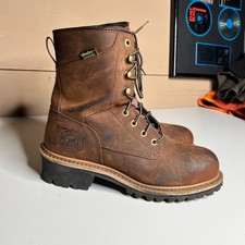 Irish Sette Waterproof & Insulated Leather Safety Toe Boot Mens Size 9