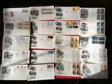 1980's US First Day Covers Lot Of 20