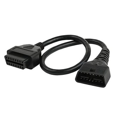  Full 16 Pin OBD2 OBD II Male to Female Extension Cable Cord 50CM/20INCH