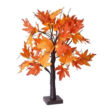 Autumn Decoration 60cm Light Tree + Autumn Leaves Decoration for Table9859