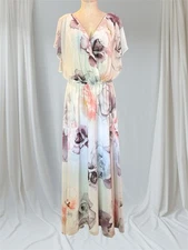 City Chic Maxi Bella Rosa Floral Dress / Gown Plus 20 ( L) NWT