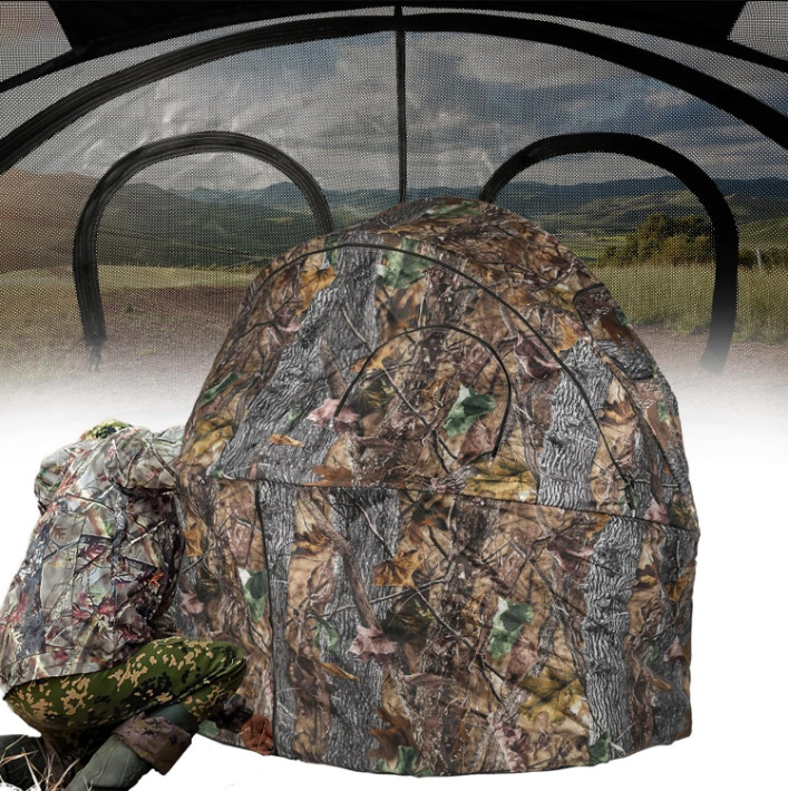 Blind, One-way See Through Camouflage Tent With Bag