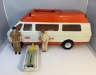 VINTAGE 1970's TONKA RESCUE AMBULANCE WITH FIGURES & STRETCHER