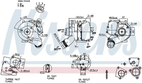 Turbolader NISSENS für VW Touareg (7LA, 7L6, 7L7) 93280 0591455702L 059145702F