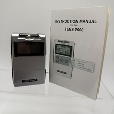 TENS 7000 Digital TENS Unit w/ Case Pads Manual  1 Lead Wire