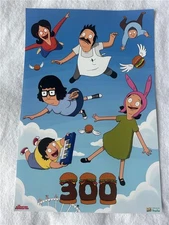 BOB'S BURGERS - 12"x18" Original Movie TV Poster SDCC 2025 MINT 300th Episode