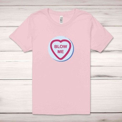 T-Shirt Blow Me Love Herz süß Erwachsene