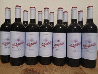(8,00 /1L) 12 Fl. 2025er Rioja Valdepalacios Bodegas Leza Garcia Rotwein trocken