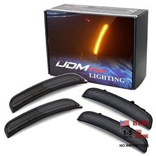 Amberred Full Led Side Marker Light Kit Compatible With 2015-up Smoked Lens Amberred Full Led Side Marker Light Kit Compatible With 2015-up Smoked Lens