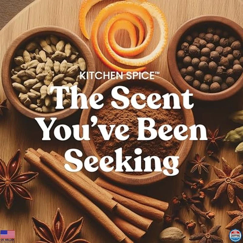 Vela perfumada con especias de cocina de otoño tarro grande de 22 oz, hasta 150 horas de tiempo de combustión Foto 2 de 4