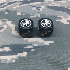 Microtech knives dice Claw logo Black & White Knife Pair