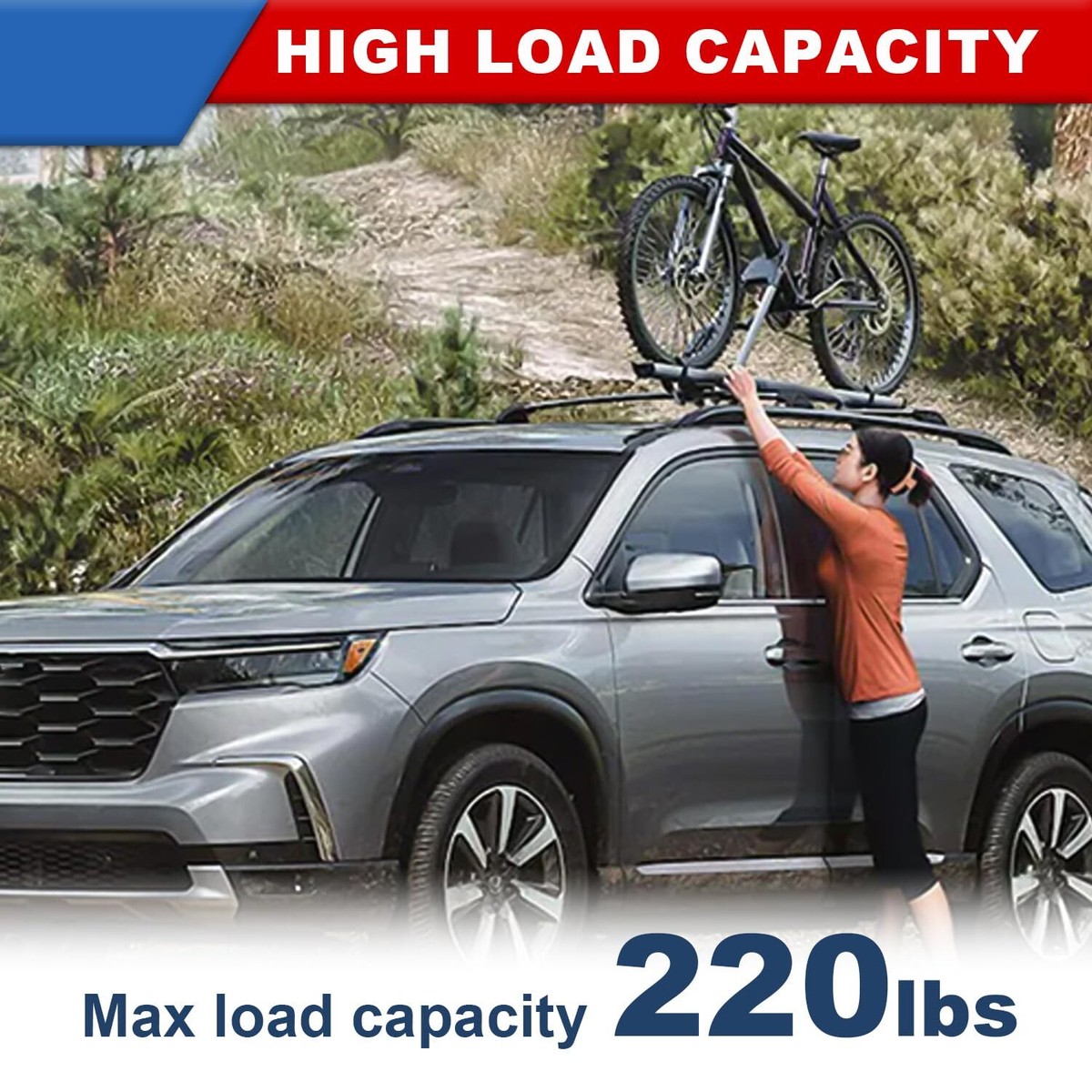 Roof Rails For 2023 2024 Honda Pilot Elite Sport Touring