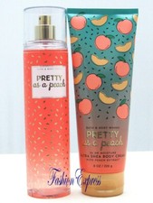 BATH  BODY WORKS PRETTY AS A PEACH BODY MIST  BODY CREAM SET