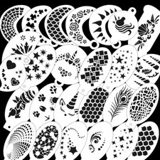 30 pcs Face Paint Stencils Painting Templates for kids and Adult Painting Tools