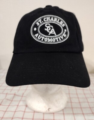 St Charles Automotive SCA Cap Hat Beige Adjustable Embroidery 