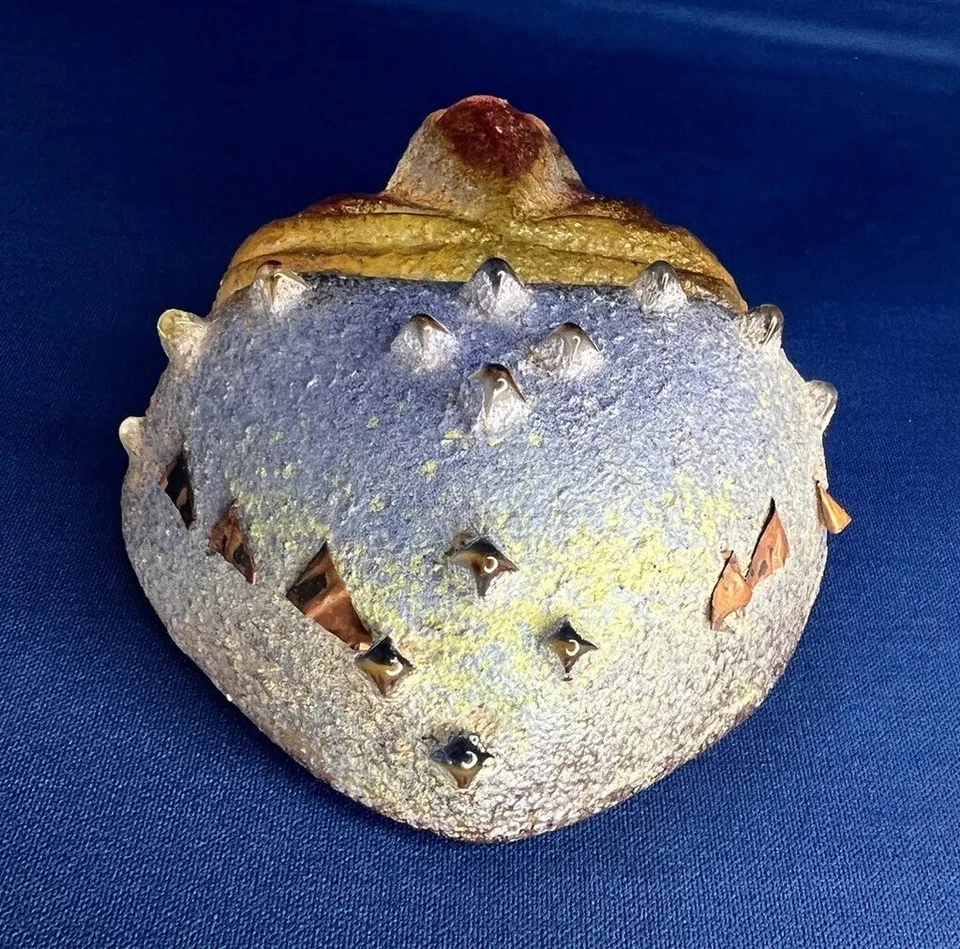 Diane Ferland signed mask ~ art glass - Image 4 of 4