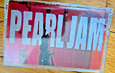 vtg 1991 Pearl Jam Ten CASSETTE album lp record tape Epic grunge Eddie Vedder