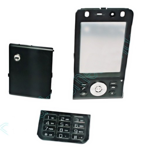 Cover Obudowa Klawiatura Etui w kolorze czarnym do Sony Ericsson W910 W910i - Zdjęcie 2 z 11