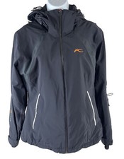 Women's Kjus Black Systems Hooded Insulated Ski Jacket Size L