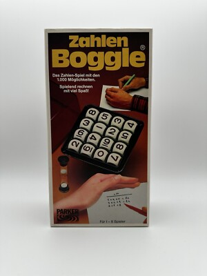 Boggle - Parker - 1981 - West Germany - Retro Vintage Spiel - Geprüft & Komplett