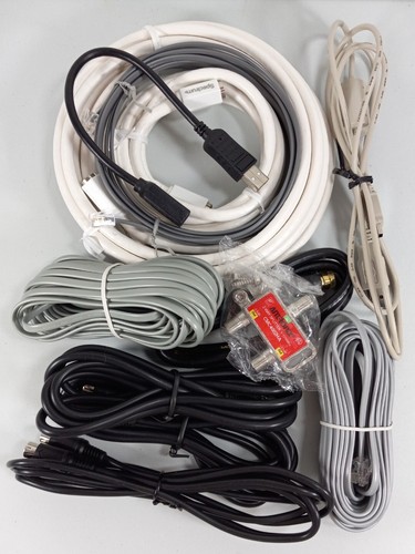 2 Lbs Cables Asst Computer Communications Some New Used - Picture 4 of 4