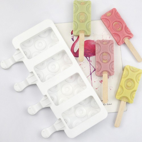Ice Cream Mould Silicone Popsicle Lollipop Mold Frozen Dessert Maker Ice Lolly - Picture 20 of 39