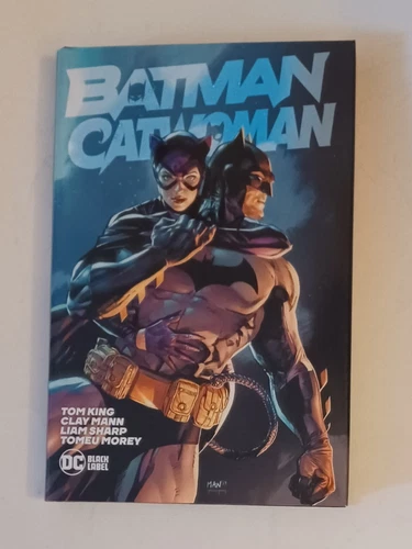 Batman Catwoman DC Black Label Graphic Novel HCDJ 1st Tom King Clay Mann Sharp
