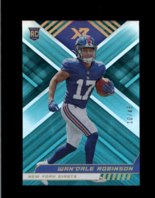 WAN'DALE ROBINSON 2022 PANINI XR #120 TEAL PARALLEL ROOKIE RC #10/49 BD3662
