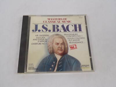 Masters Of Classical Music JS Bach Prelude in C minor Violin Concerto CD#71
