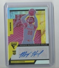 2020/21 Panini Flux Influx Silver Prizm Markus Howard Rookie Autographs Nuggets