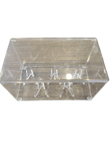 Ring display case for 5 rings 7x4x4 clear
