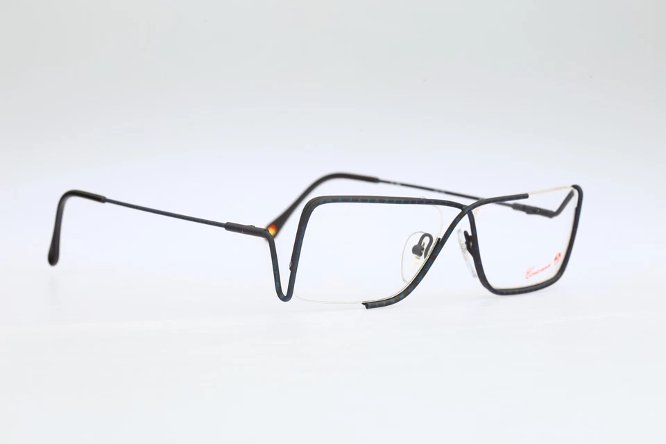 Casanova FC 31 C 02, Vintage años 90 loco medio borde rectangular gafas marcos Nuevo de Lote Antiguo Foto 4 de 4