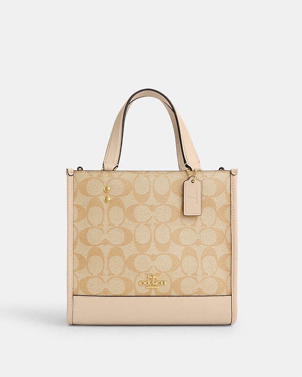 NWT Coach CP481 New Year Dempsey Tote 22 With Dragon Signature 