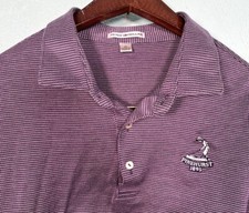 Peter Millar Crown Pinehurst 1895 County Club 100 Cotton S/S Polo Shirt Mens XL