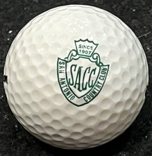 San Antonio Country Club Logo Golf Ball TX Vintage Wilson