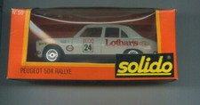  Solido #50 Pegeot 504 Rallye boxed made in France 1/43 scale NMIB