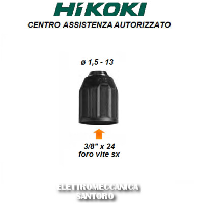 Autosperrendes Bohrfutter HIKOKI HITACHI für Bohrschrauber 13 mm