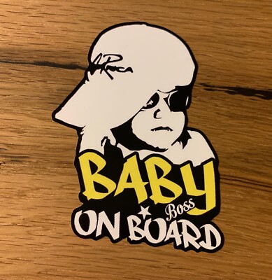 BABY Auto Aufkleber Namen Sticker Cool Rapper Tuning Airride Low Turbo 4x4 #566
