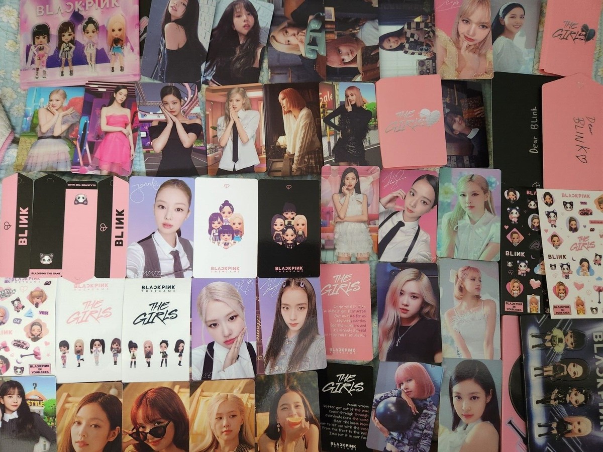 BLACK PINK PHOTOCARD THE GAME OST THE GIRLS Reve ver Stella ver