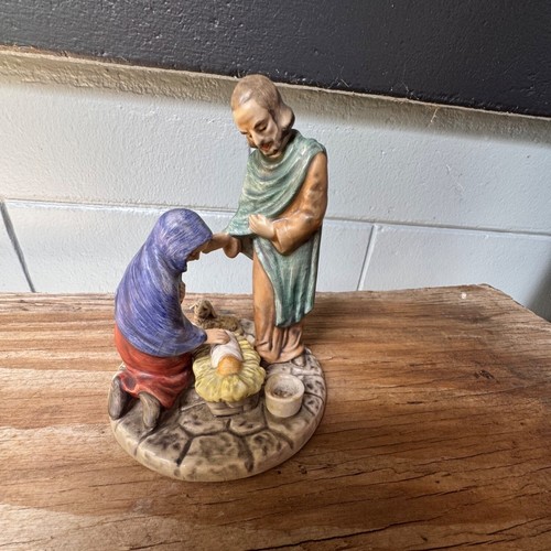 Vintage Goebel Candle holder 1968 Holy Family HX 337 Figurine. - Picture 5 of 8