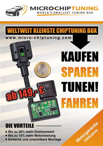 Micro Chiptuning Box Für VW Passat B7 1.6 TDI - Leistungssteigerung Auf 116 PS