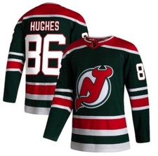 NEU Jack Hughes #86 New Jersey Devils Hockey Reverse Retro Herren NHL Trikot