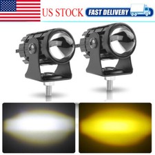 2x Mini LED Work Light Bar Fog Driving Lamp Spot Pods Car SUV ATV Yellow White