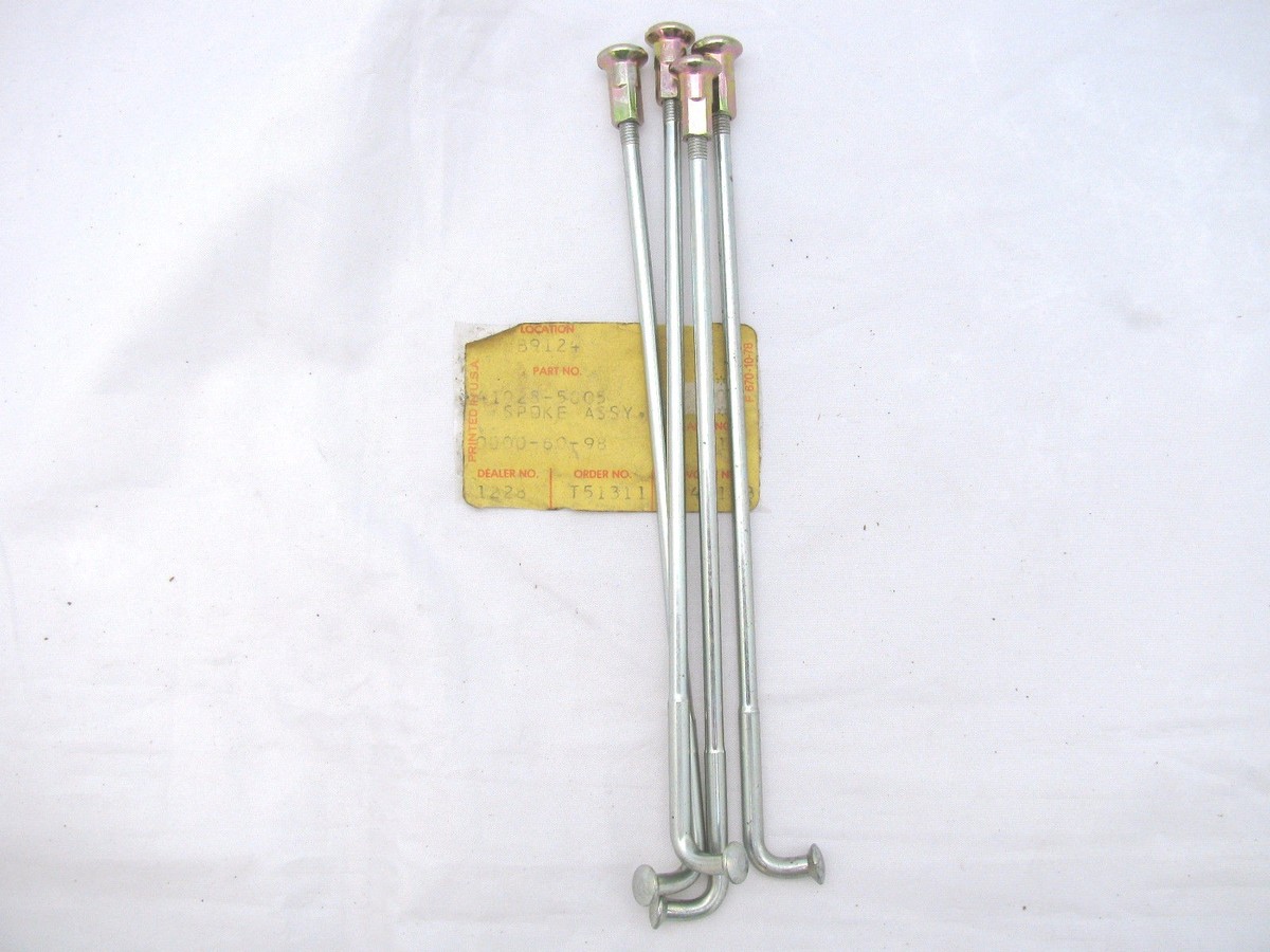 【Ａ】 78 79 Kawasaki KZ200 Rear Wheel Outer Spokes 41028-5005 Set of 4
