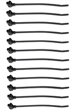 (12) Avery Dennison M8 Weld Stud Ties Cable Ties 7.5" / 190mm Black 20011-0
