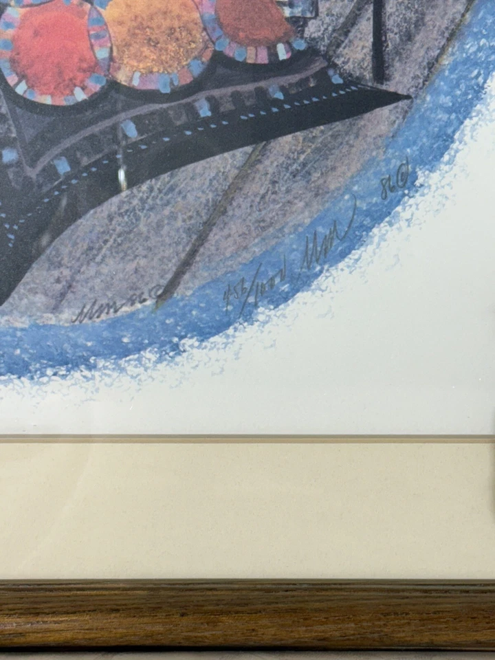 1986 P. Buckley Moss Society печать «Новое одеяло» #456/1000 подпись - Изображение 4 из 4