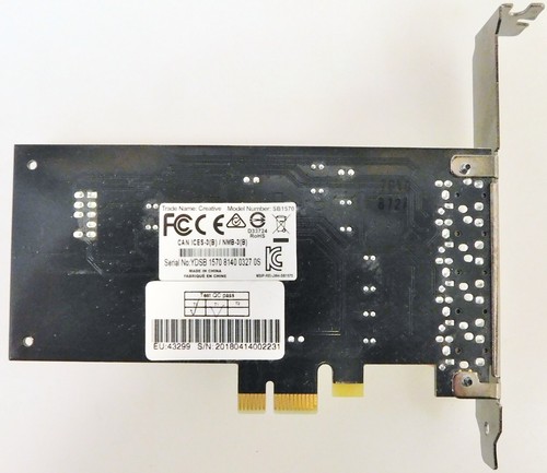 Creative Labs Sound Blaster Audigy FX 5.1 SB1570 PCi-e ~mit Rechnung - Bild 4 von 4