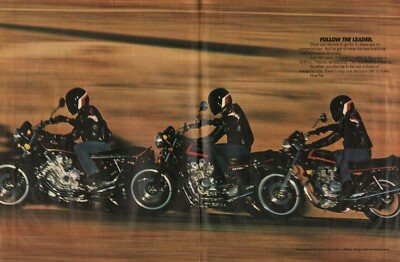 #ad 1980 Honda High Performance Series 7 Page Vintage Motorcycle Ad $12.60