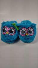 Justice Girls Slip On Character Blue COZY Slippers Size 13/1