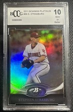 2011 Bowman Platinum #68 Stephen Strasburg